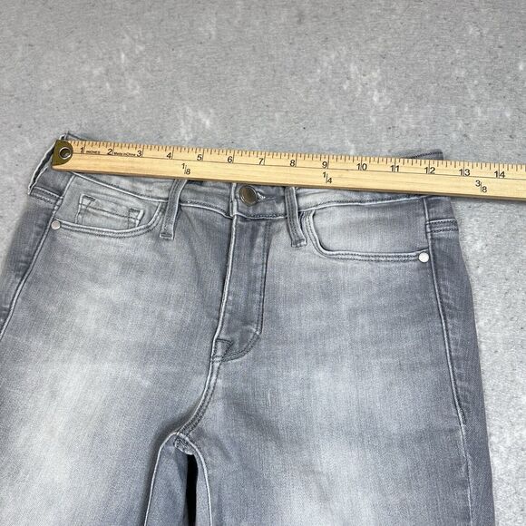 Athleta Sculptek Jeans Womens Size 0 Gray Stretch Skinny Ankle Denim Sculpting - Picture 6 of 13